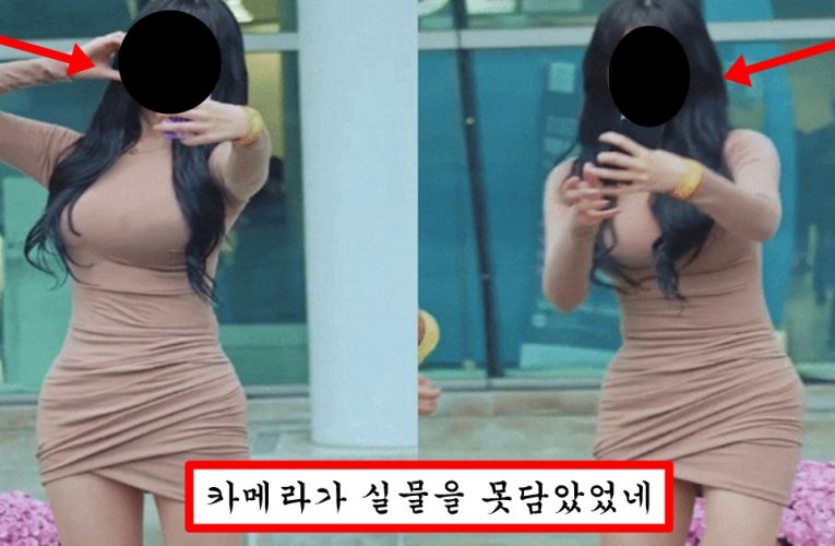 사람들이 다 보정이라고 하자 길거리 나와서 실물 인증하고 민심 개떡상한 아프리카 여캠