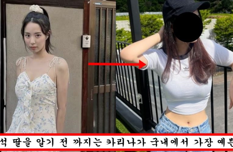 얼굴 몸매에서 모두 카리나 압살했다고 말 나오고 있는 최현석 딸 최연수 근황